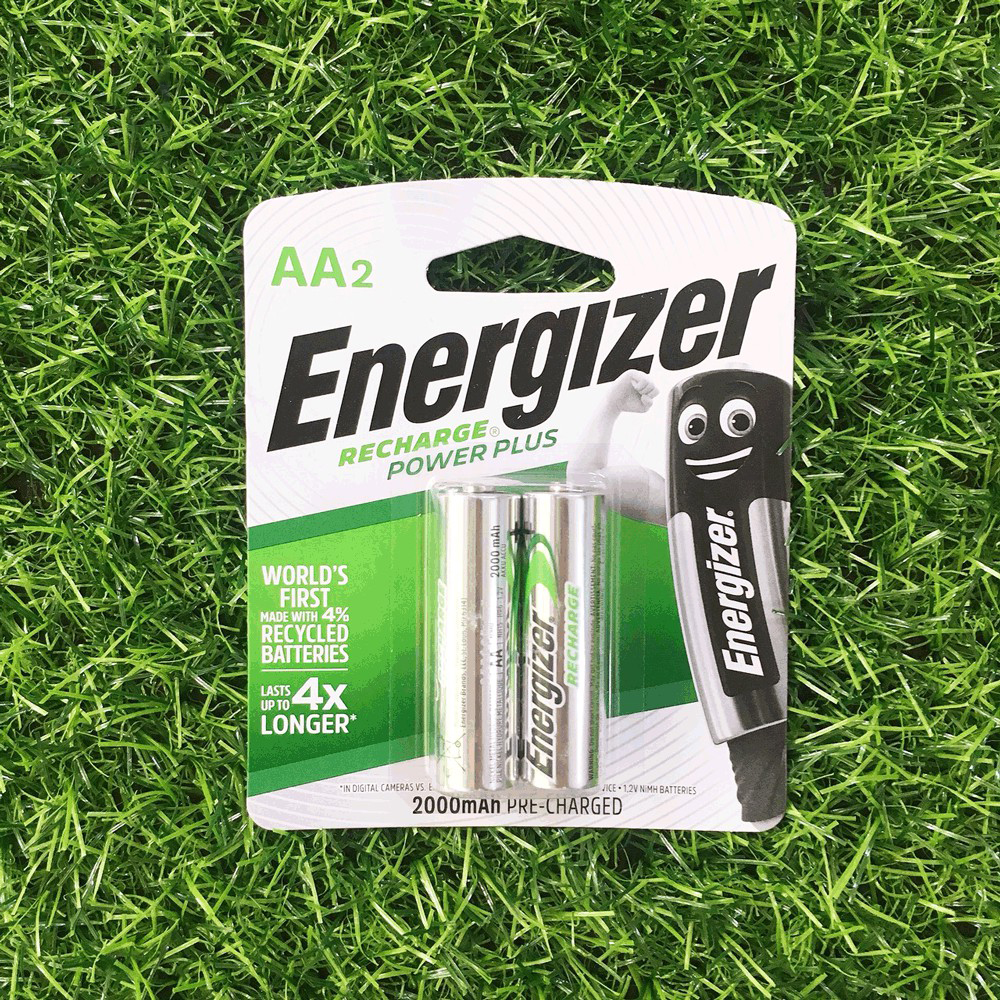 Combo 2 vỉ Pin sạc AA  Energizer 2000mah (pin sạc tiểu )