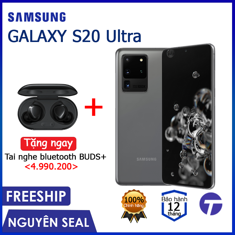 [Tặng tai nghe bluetooth BUDS+] SAMSUNG GALAXY S20 ULTRA -...