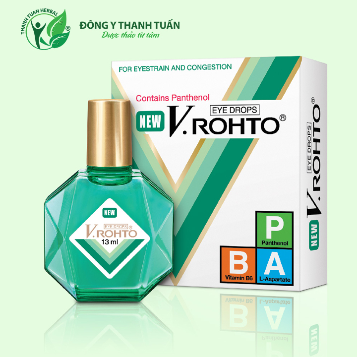 Nhỏ Mắt New V.Rohto 13ml - Cho Đôi Mắt Khỏe Đẹp