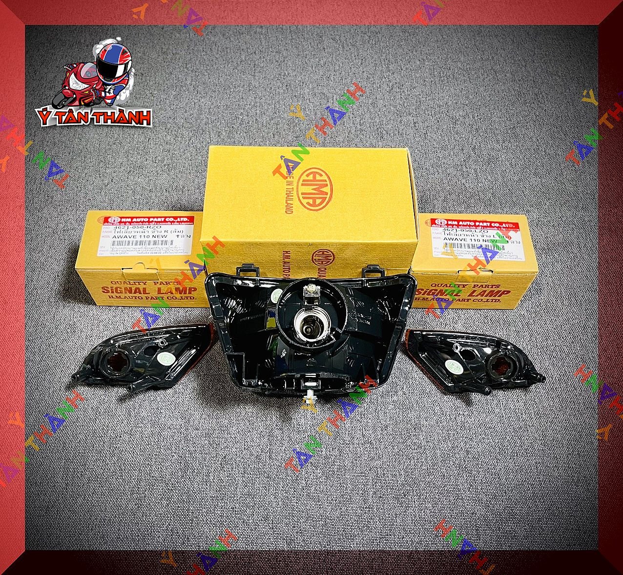 Đèn pha xi nhan CAM wave 110 thái HMA