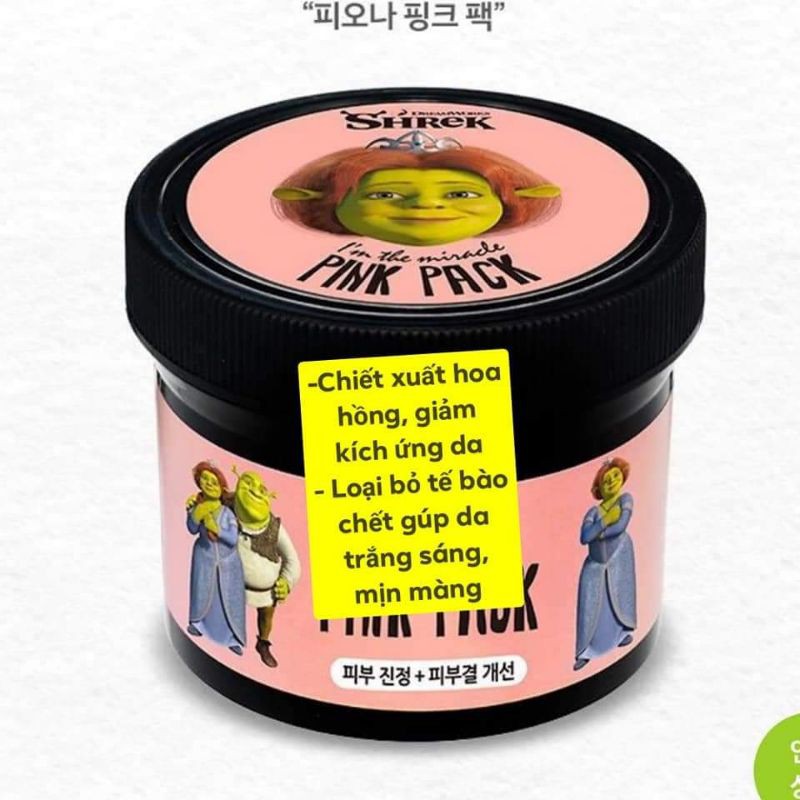 [Nhập RAISINGSTAR18, giảm 30k cho đơn 99k]( Mẫu mới) MẶT NẠ mask đất sét Im The Real Shrek pack 110G