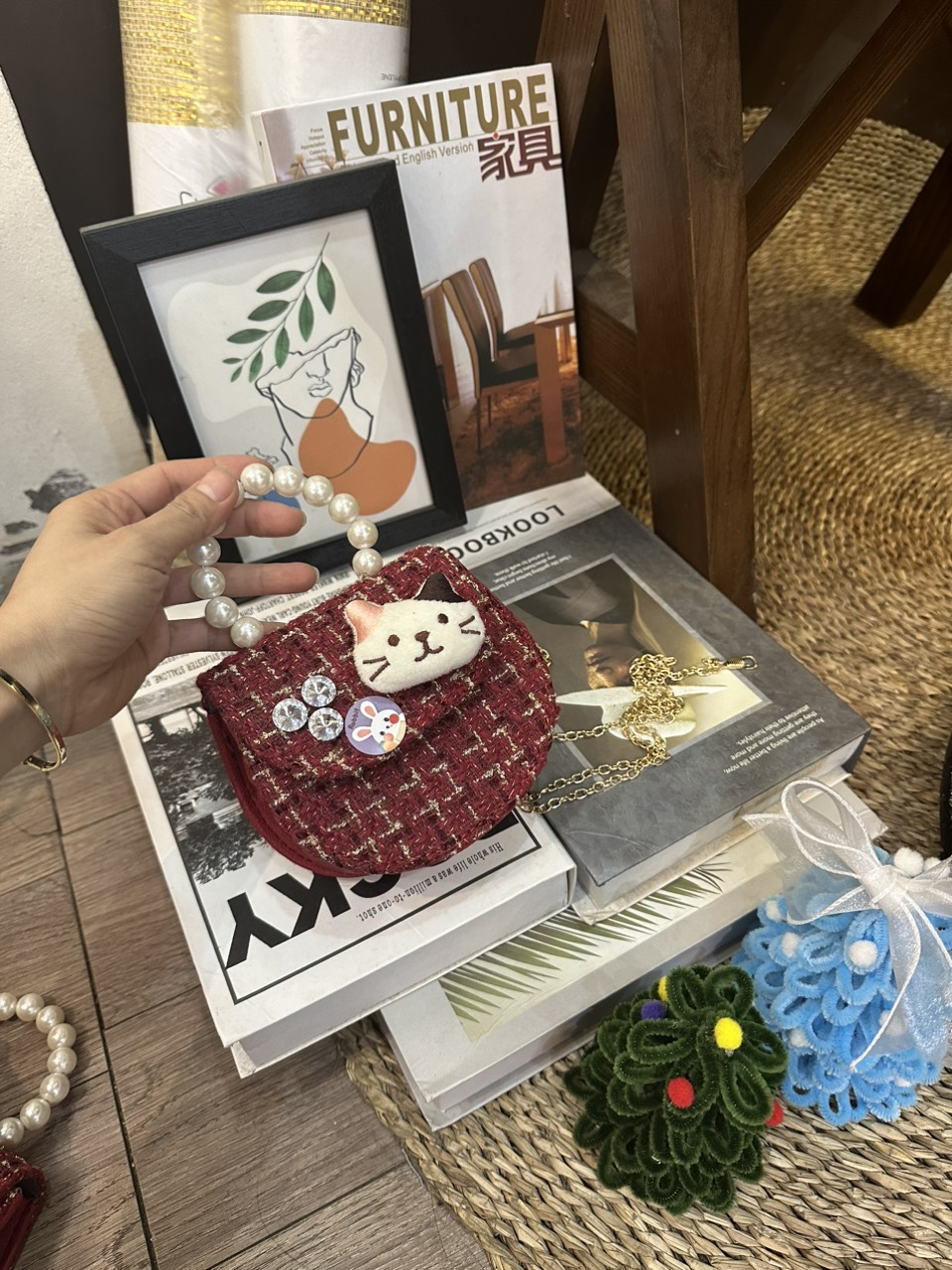 Túi kẹp nách nữ đeo chéo mini phong cách hàn quốc_TDC329