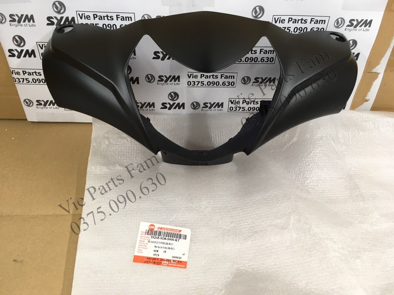 NẮP TAY LÁI / ỐP ĐẦU TRƯỚC ELEGANT 2019-2022 MÀU ĐEN NHÁM, XANH SYM DIN MỚI 100% (ĐỜI KHÔNG CÓ XI NHAN 2 BÊN)