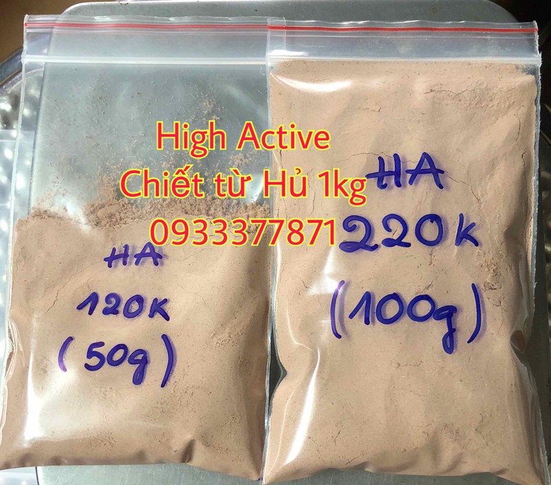 Khoáng Chất HIGH ACTIVE 100g cho cá cảnh - Bịch Chiết 100g từ hủ lớn 1kg - HÀNG CÔNG TY