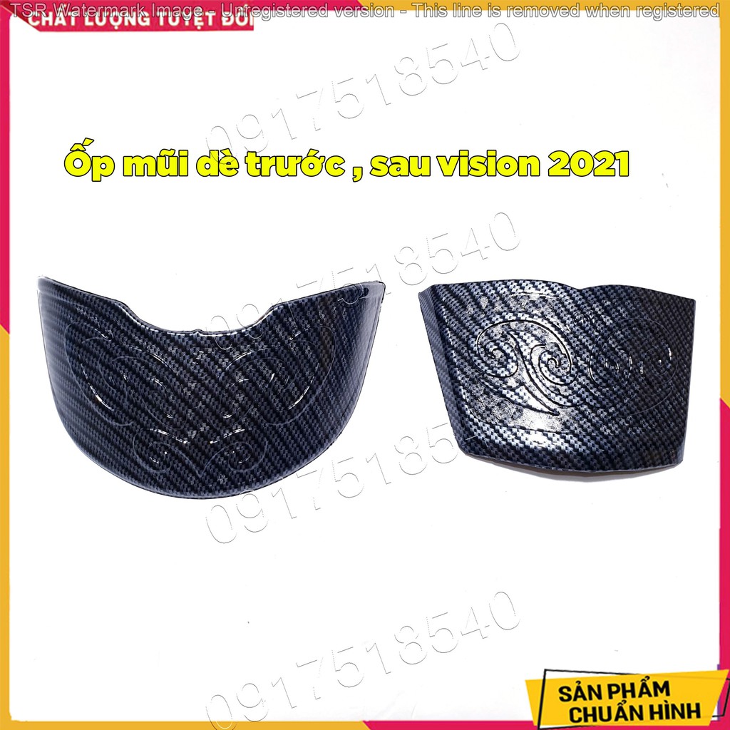 ✅ Combo 6 Món Ốp Carbon Cho Vision 2021 ( bộ 6 món ) ✅