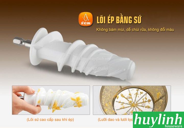 [HCM]Máy ép trái cây chậm Joyoung JYZ-E25
