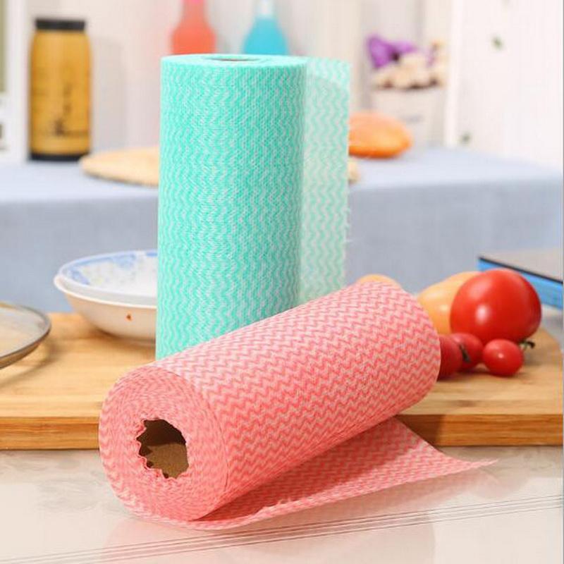 4 Cuộn khăn đa năng lau bếp lau chén dĩa (4 x 50 cái)