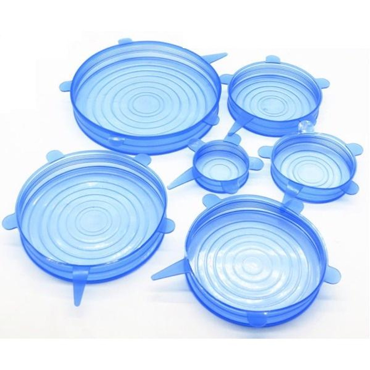 Màng Bọc Thực Phẩm Silicon Co Dãn - Set 6 Miếng