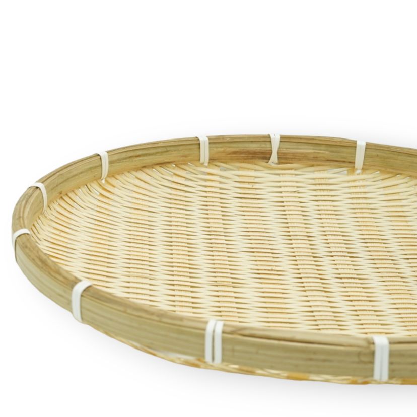 Mẹt tre đan kín, mẹt tre trang trí, dùng làm khay, decor