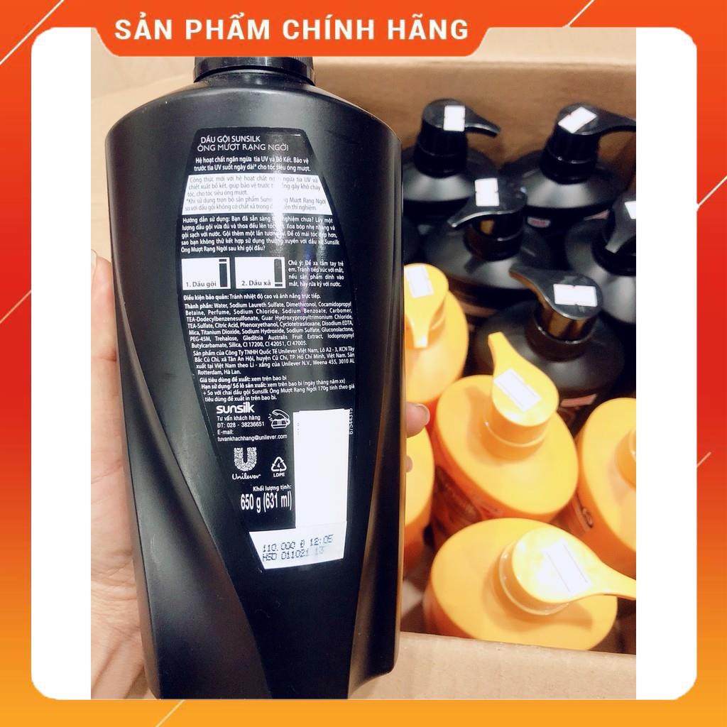 DẦU GỘI SUNSILK ĐEN ÓNG MƯỢT RẠNG NGỜI