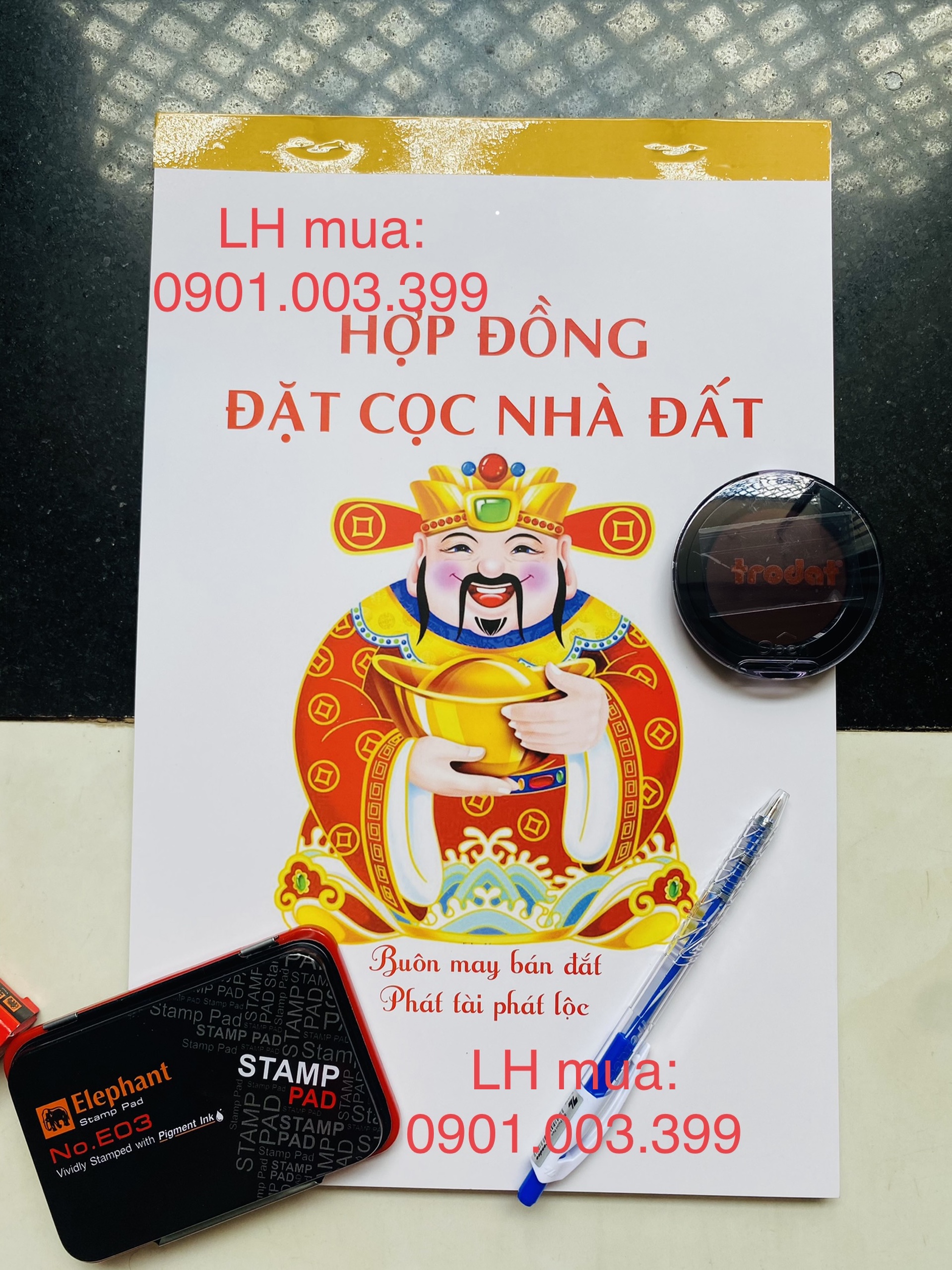 Hợp Đồng Đặt Cọc Nhà Đất 2 Liên mới nhất 2026