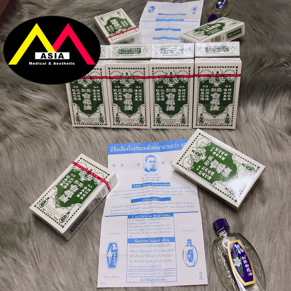 [HÀNG Chính Hãng] Dầu Bạch Hoa Thái Lan 10ml