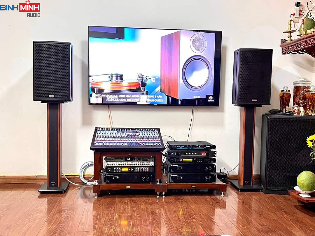 Chân loa Bookshelf gỗ Venza BM 90