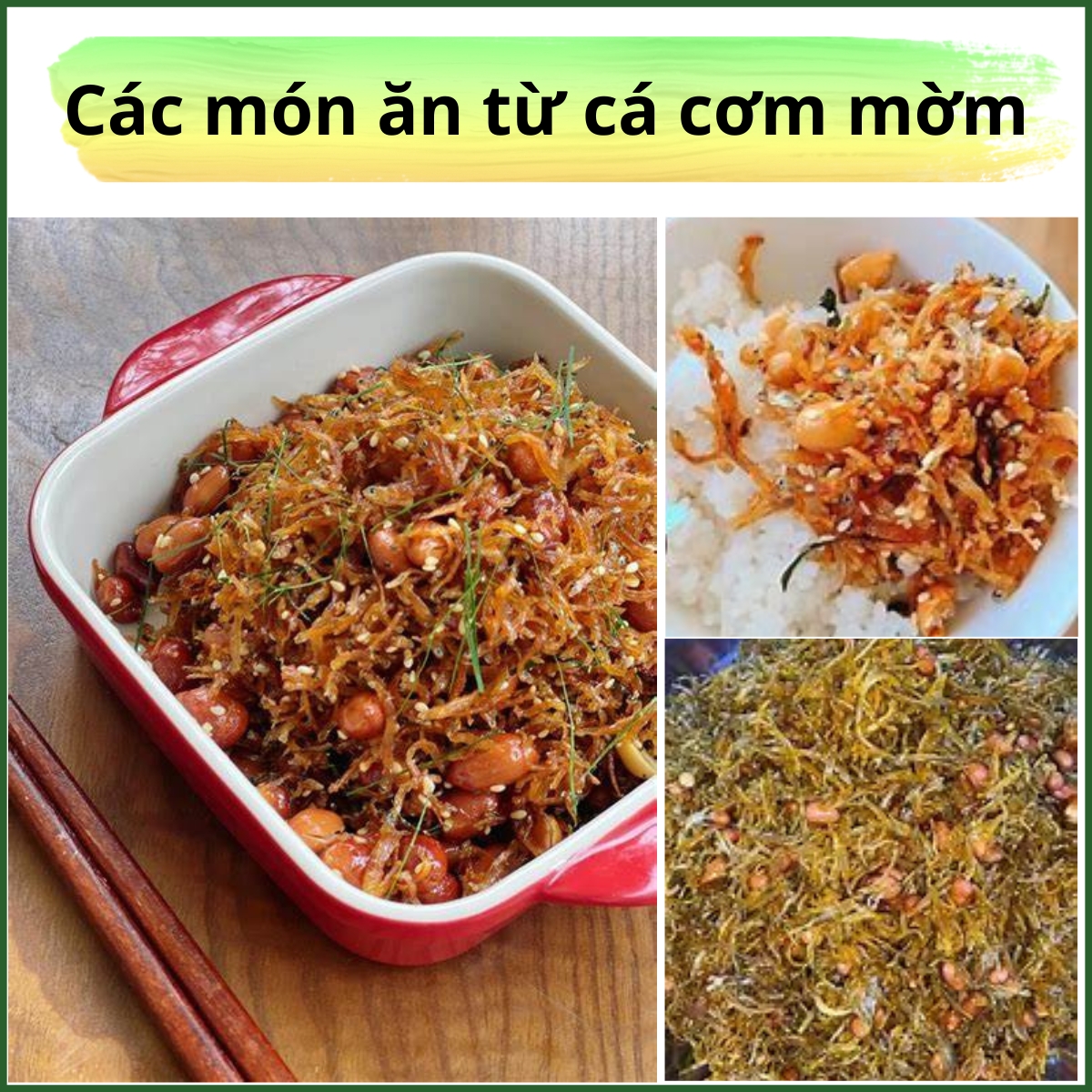 Khô Cá Cơm Mờm Sữa {500gr} - Cá Cơm Khô nhỏ Dùng Rim Kho Nấu Canh