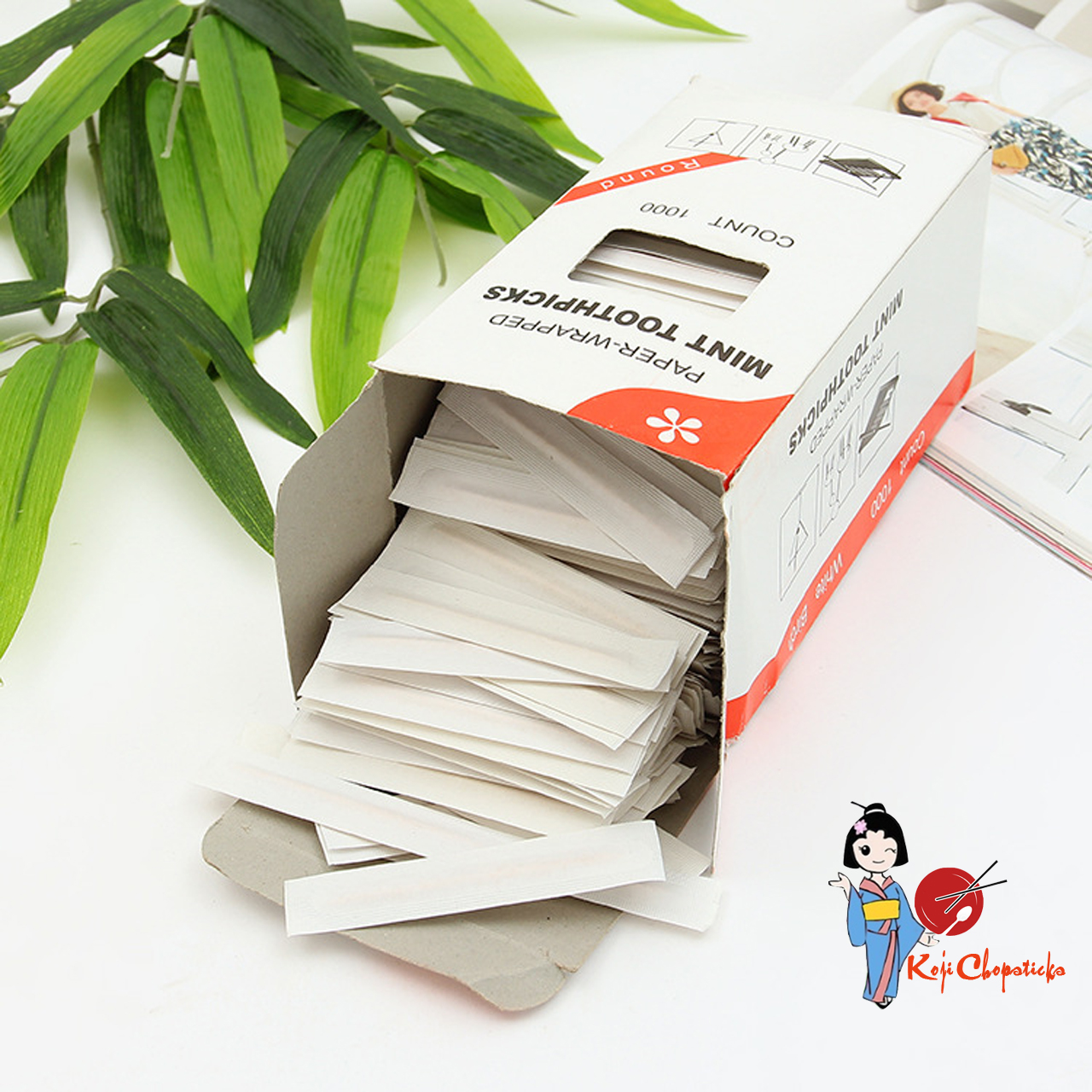 2.000 Tăm tre bọc GIẤY xuất khẩu