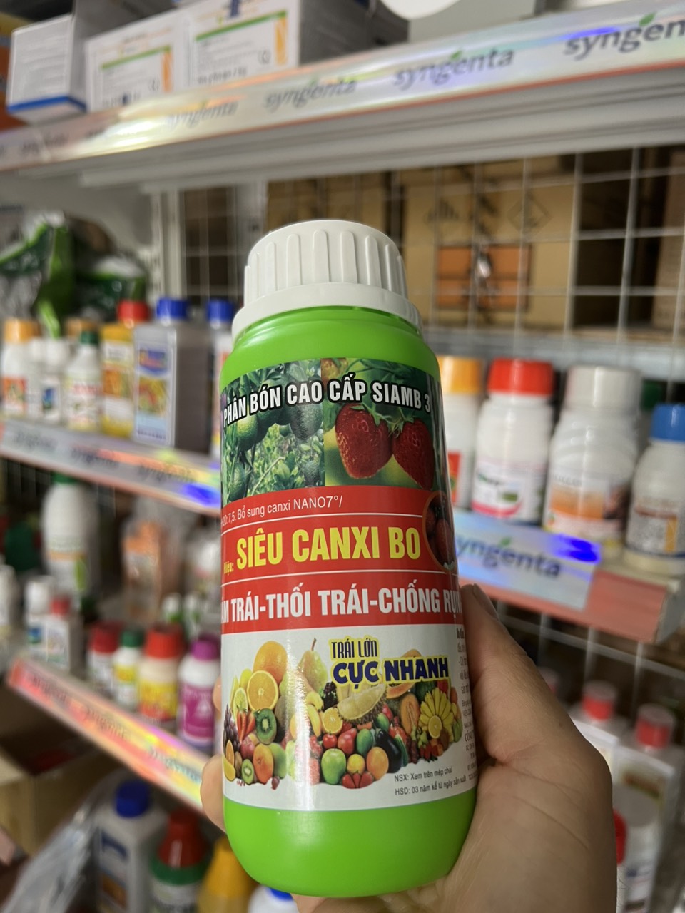 Siêu Canxi Bo chống rụng hoa & trái non ( chai 500ml)