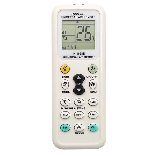 Remote máy lạnh k-1028e đa năng 1000 in 1