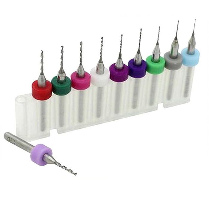 Combo 5 Mũi Khoan CNC (Gồm 1 Mũi 0.3mm, 0.4mm, 0.5mm, 0.6mm, 0.7mm)
