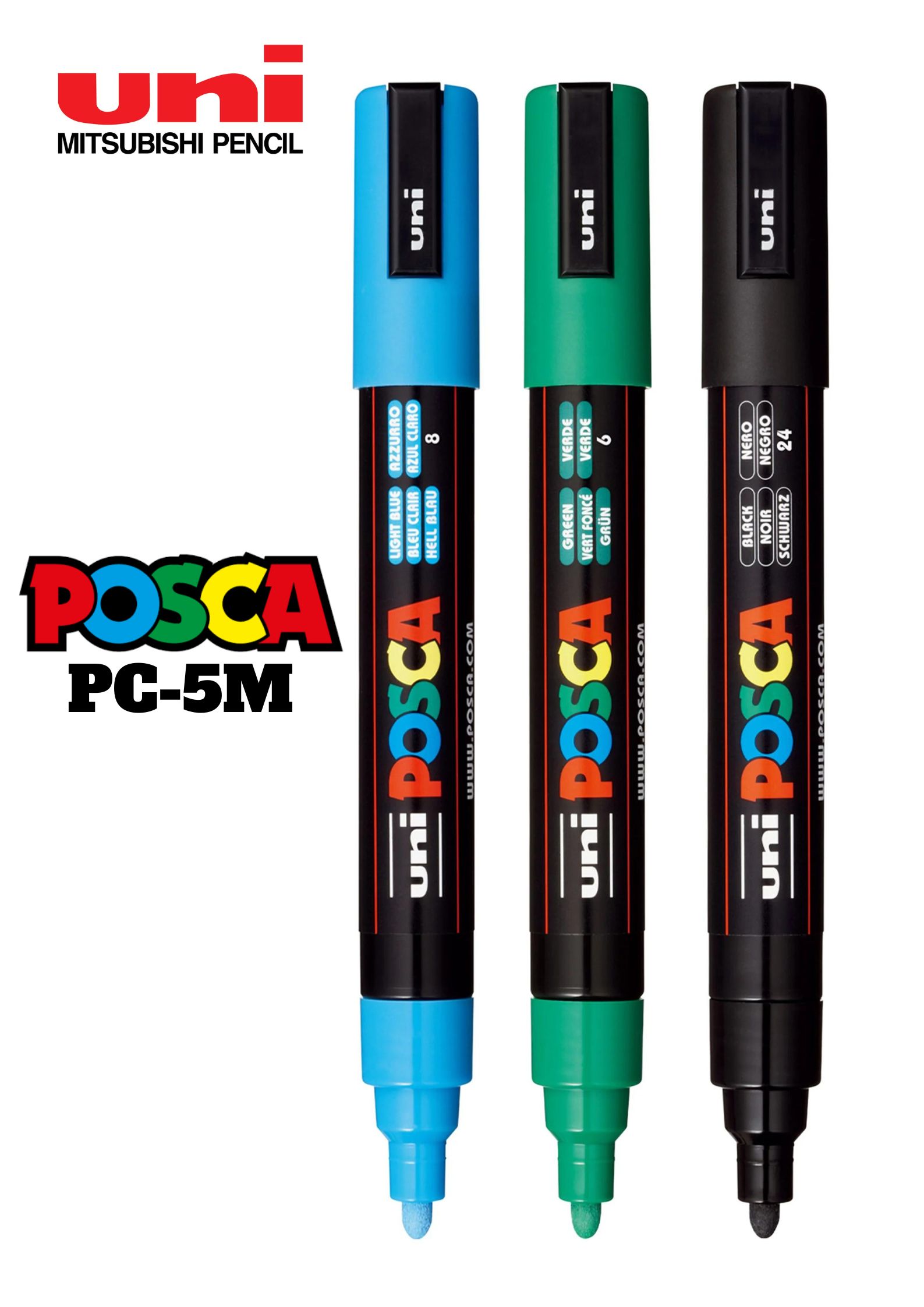 PC-5M (1.8mm-2.5mm) UNI-BALL POSCA
