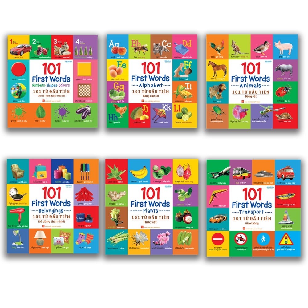 Sách: 101 từ đầu tiên cho bé