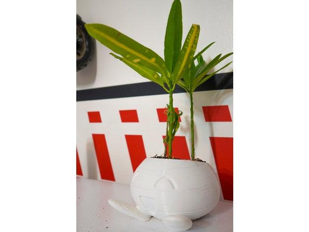 Chậu cây pokemon siêu dễ thương - Cute Oddish planter