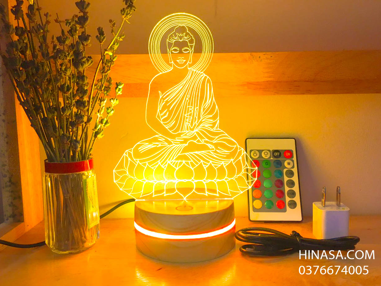 Phật Thích Ca 16 Màu cao 22cm