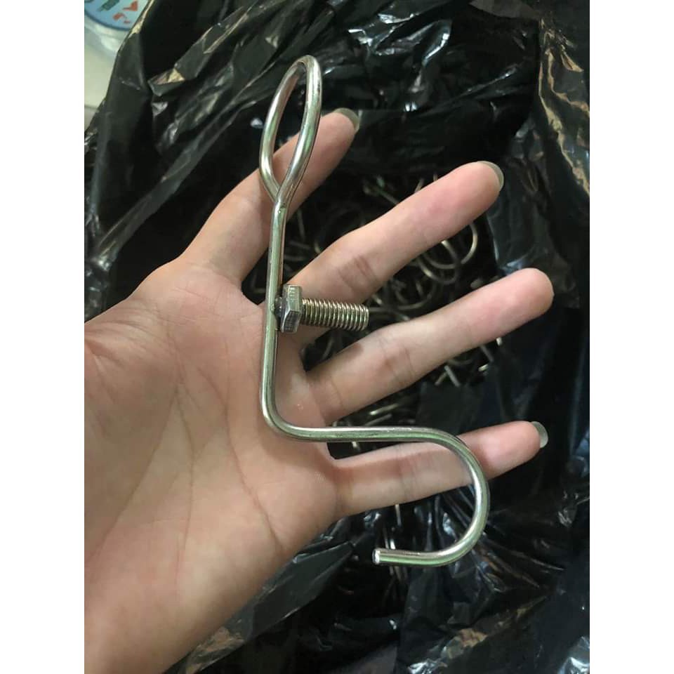 Móc sào inox treo chim cảnh  ( xả hàng )