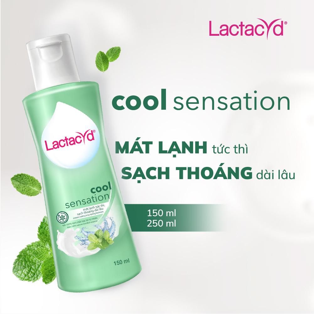 Bộ 1 Chai DDVS Phụ Nữ Lactacyd Cool Sensation 150ml + Lactacyd Pro Sensitive 250ml