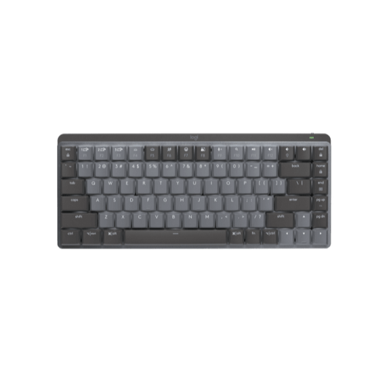 Logitech MX mechanical mini wireless mechanical keyboard-feels backlit USB-C charger Mac OS-authentic