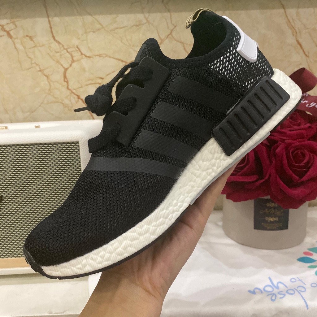 🔥 ẢNH THẬT 🔥 Giày nmd đen vàng