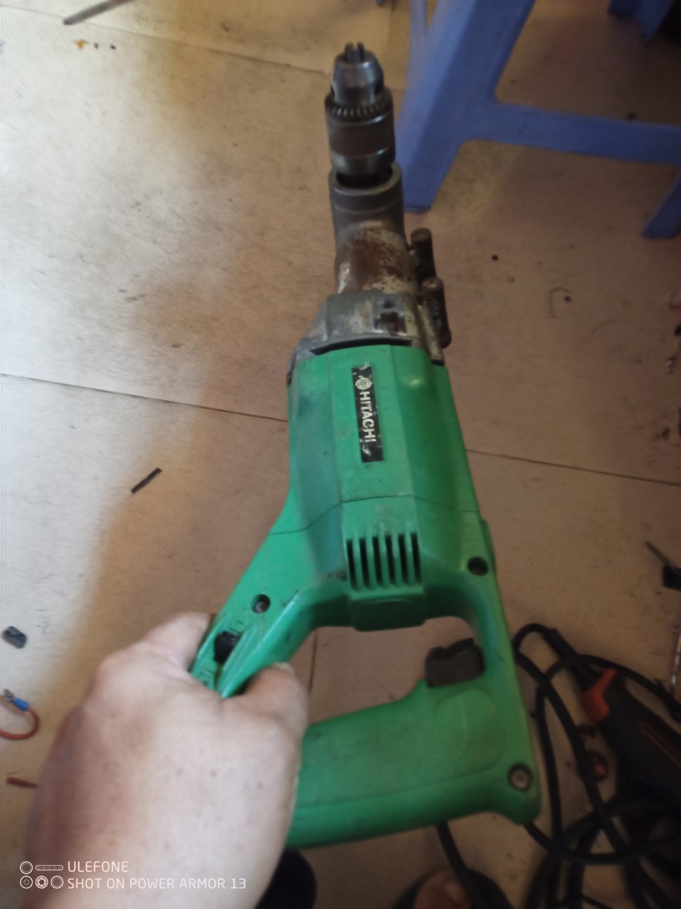 Máy khoan góc 2 chiều Hitachi hàng nhật bãi