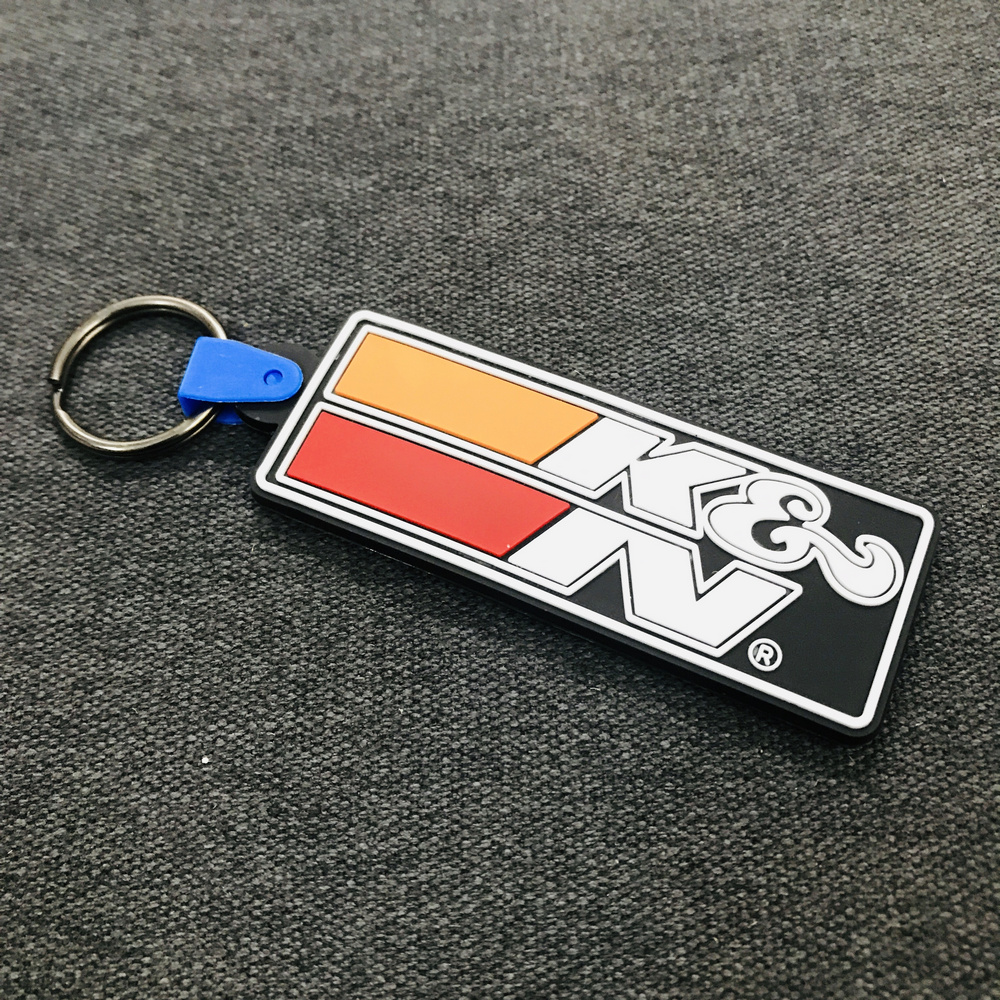 Móc khóa xe máy, móc khóa nhựa gắn chìa khóa xe logo chữ kn