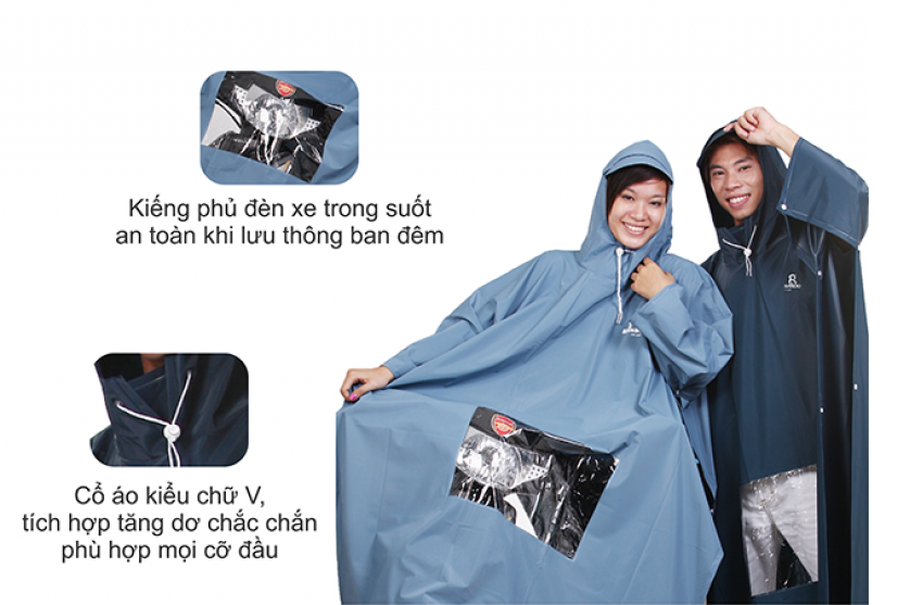Áo Mưa Rando Cổ Rùa Cao Cấp Kiếng 0.23