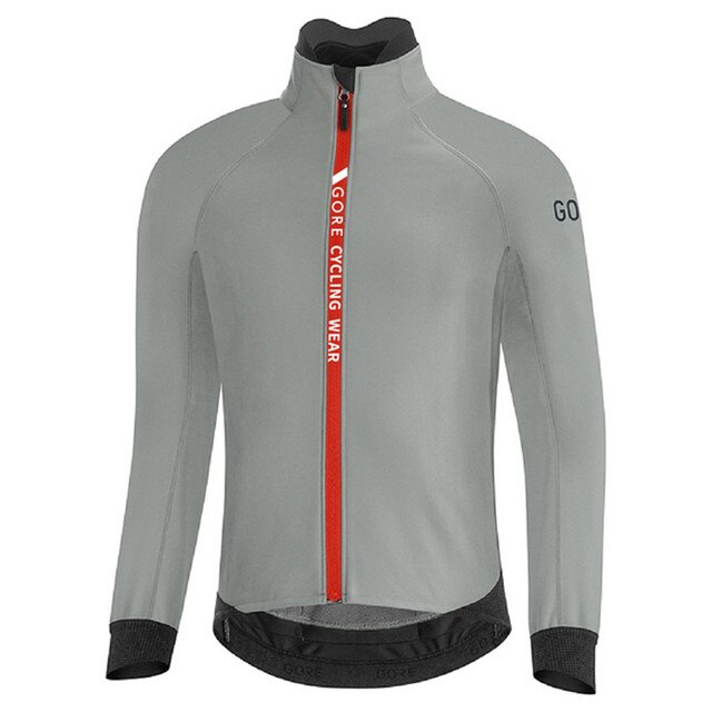 Zzooi 2023 gore cycling wear winter jacket cycling clothing mtb men thermal fleece long sleeve tops road bike wool jersey sports pants