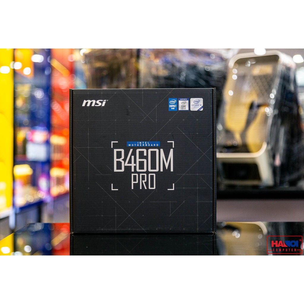 Mainboard MSI B460M PRO (Intel B460 Socket 1200 m-ATX 2 khe RAM DDR4)