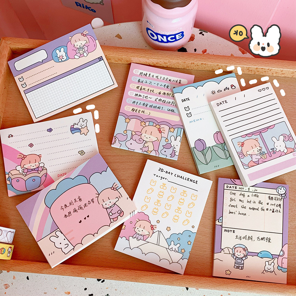 [Có sẵn] Giấy note - sticky note màu pastel xinh xắn