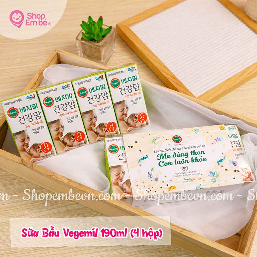 [DATE MỚI] Sữa Bầu Vegemil 190ml