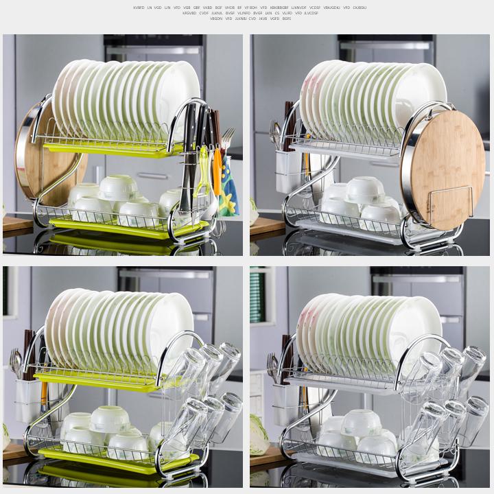 Kệ bát đũa inox 3 tầng