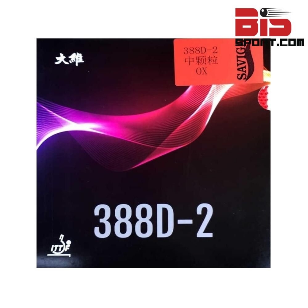 Mặt vợt bóng bàn gai saviga 388d-2 chính hãng - gai dài - gai thủ - bóng đi cực dị, lắc, cảm giác cao