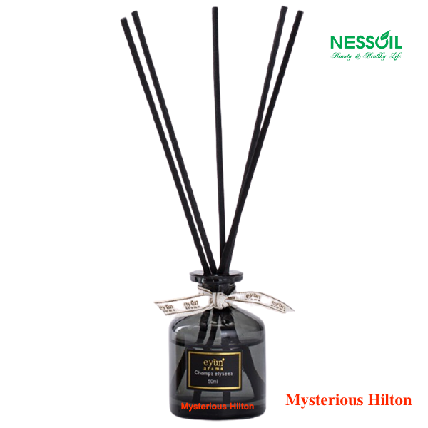 Bộ tinh dầu nước hoa thơm phòng Eyun nhiều mùi hương gồm 1 chai tinh dầu to 50ml + 1 bộ 5 que  khuếch tán tinh dầu