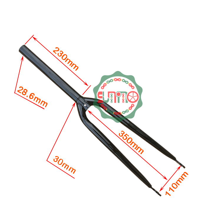 Sườn fixed gear cơ bản AVA Race kèm phuộc