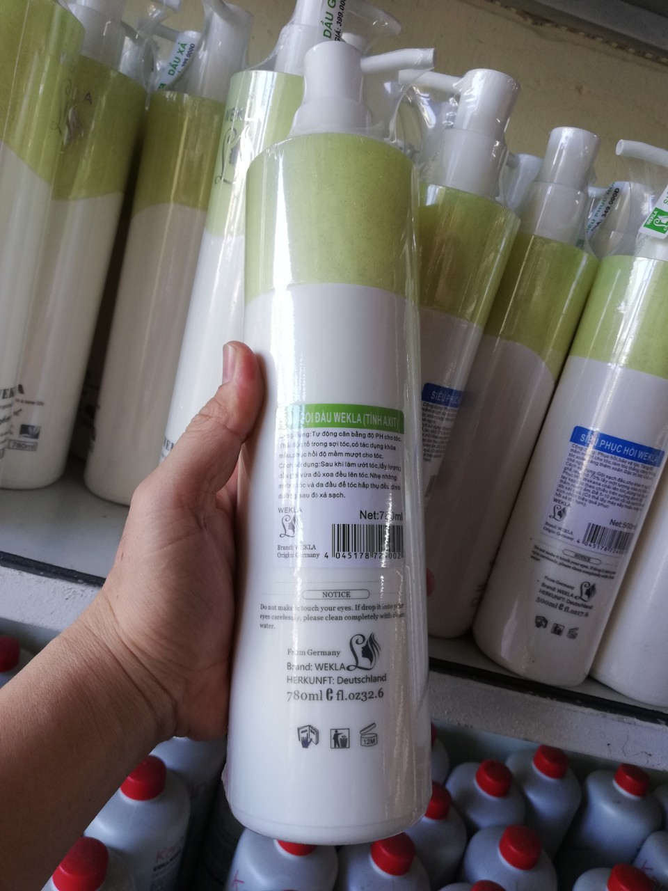 Dầu xả (hoàn hình) wekla 780ml