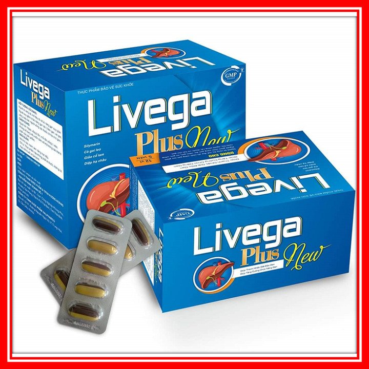 Viên Uống Bổ Gan Livega Plus New- Giải Độc Gan, Bảo Vệ Gan, Tăng Cường Chức Năng Gan - Hộp 60 Viên