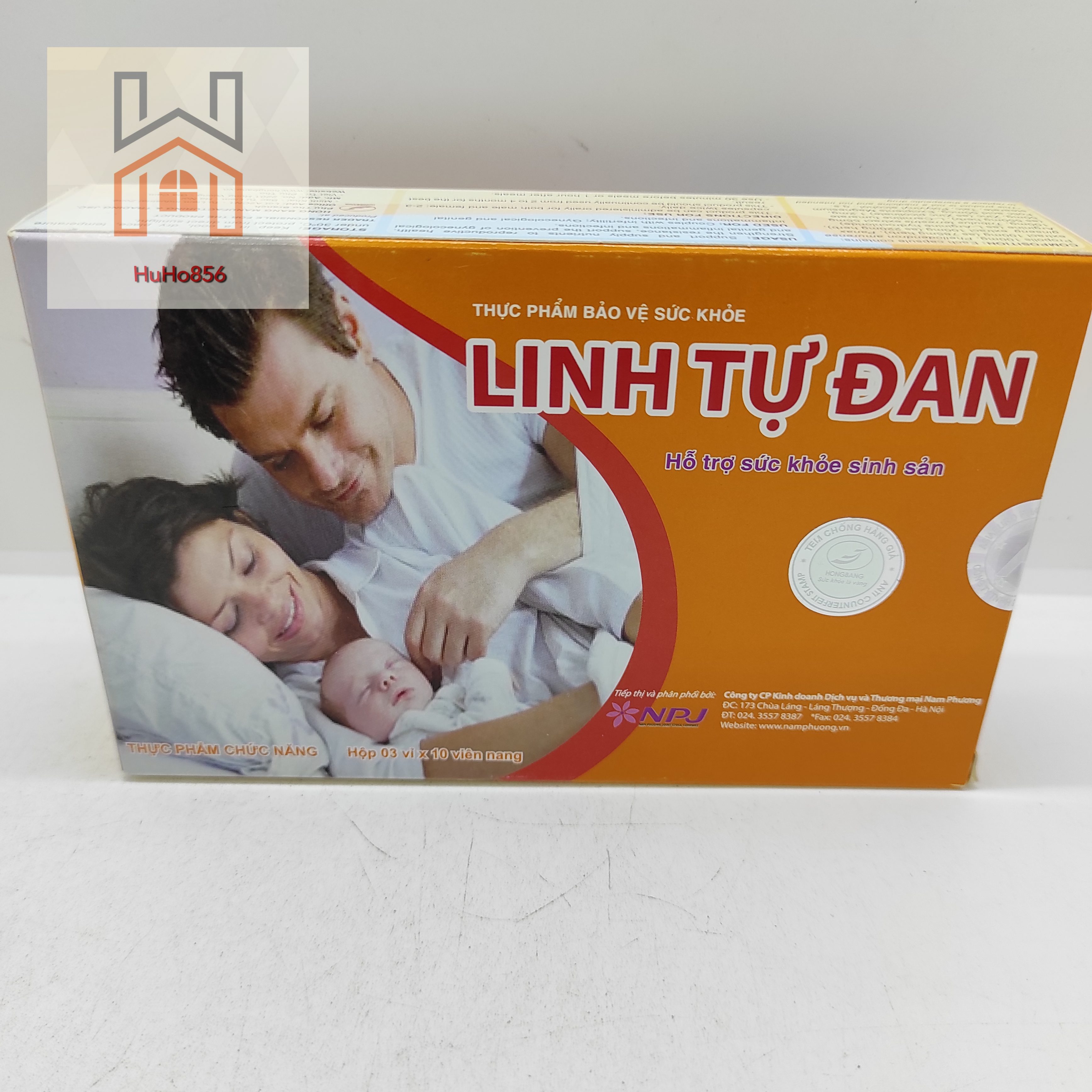 Viên uống linh tự đan- hỗ trợ sức khỏe sinh sản - hộp 3 vỉ x10 viên nang