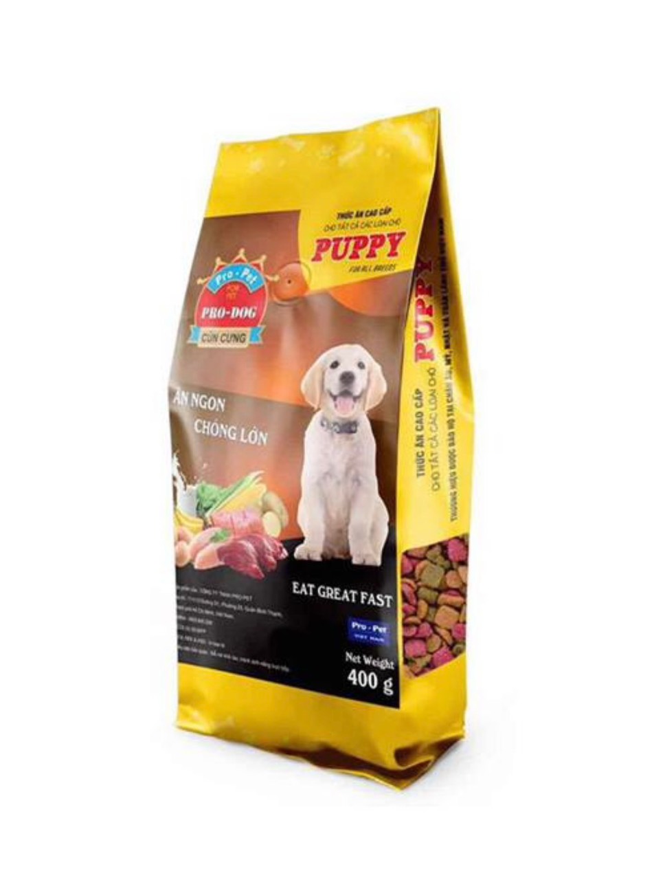 [400G] Hạt Pro Dog Puppy Thức Ăn Hạt Cho Chó Con