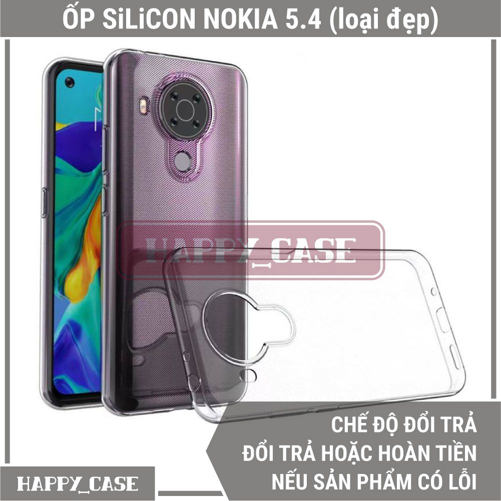 Ốp Lưng Điện Thoại Nokia 5.4 (Loại Đẹp) Thin Transparent Silicon
