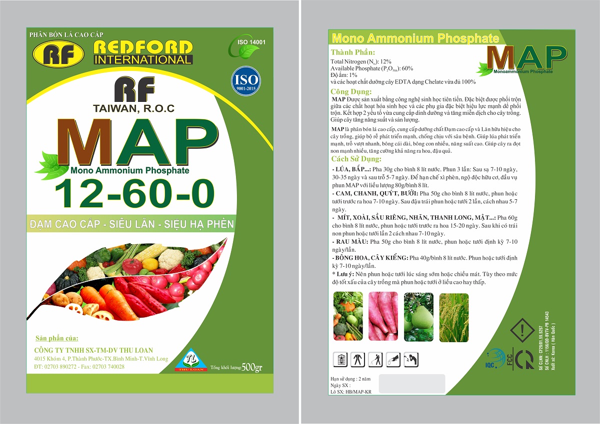 Phấn Bón M.A.P gói 500gr