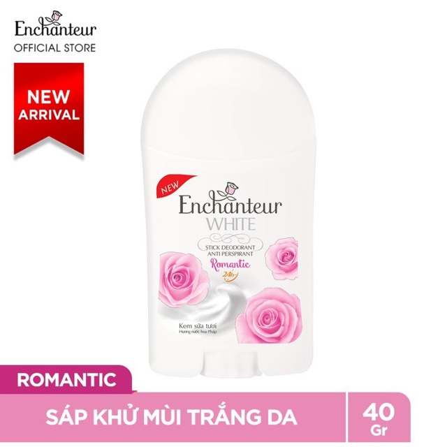 Roller underarm deodorant enchanteur wax deodorant sensation/charming white stick deodorant anti perspirant 40G/50 L steering wheel female deodorant