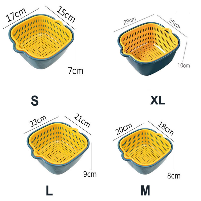 8-Piece Basket Set with Pot Made of High Quality Plastic, Multi-Purpose Storage