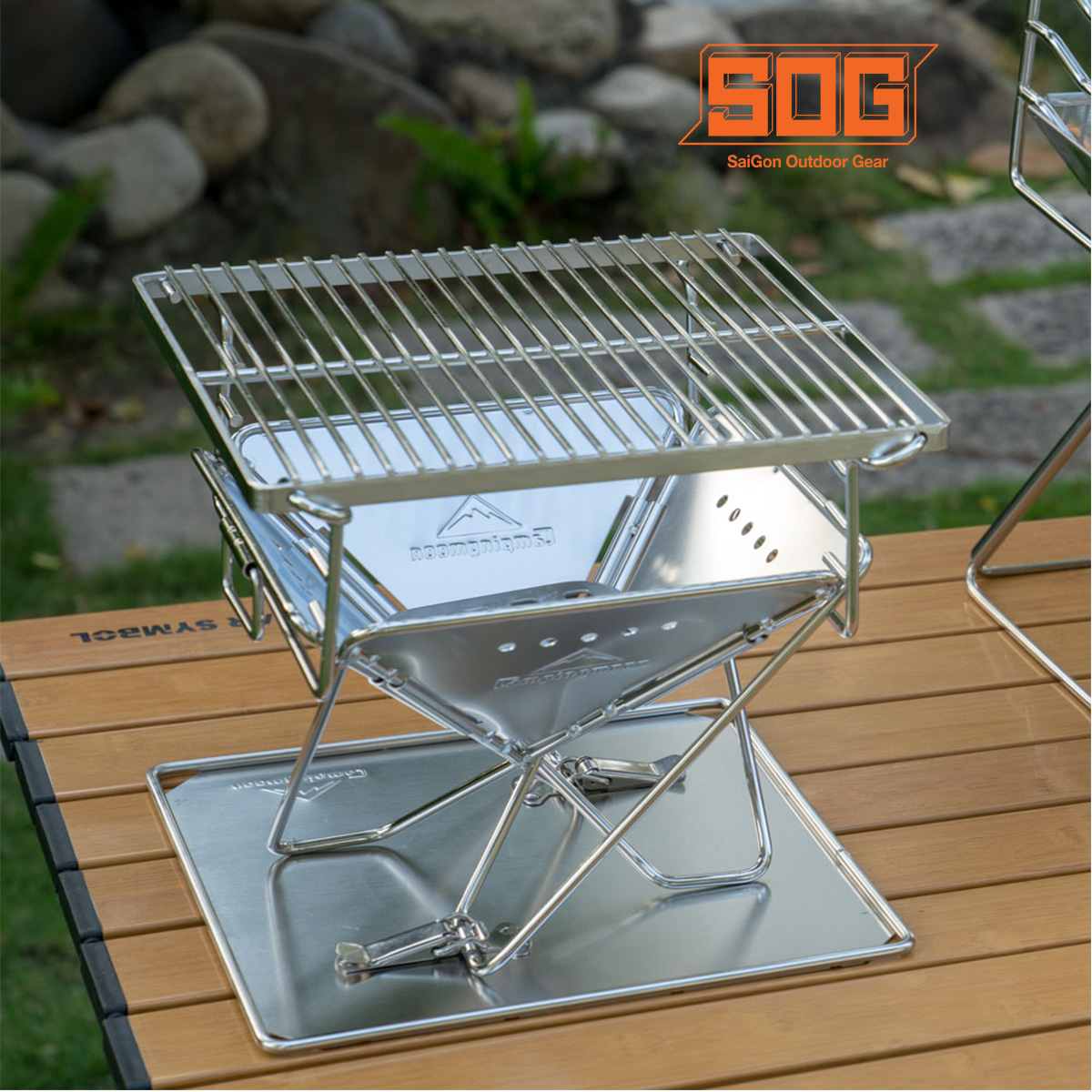 Bếp nướng dã ngoại Campingmoon X mini Pro